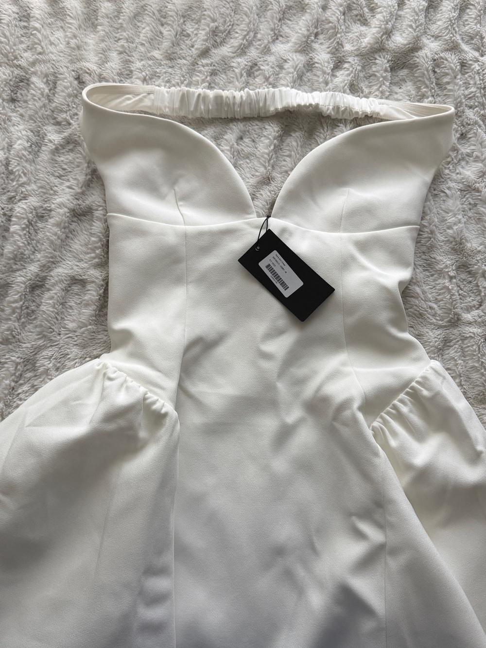 Marla Ivory Strapless Sweetheart Mini Dress - Picture 2 of 4